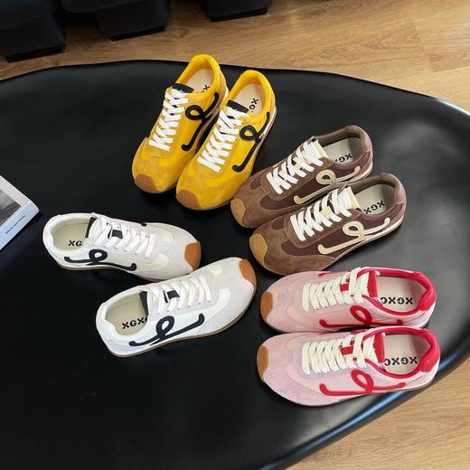 【分销】「XGXC大头撞色阿甘鞋」经典修长版型 显脚瘦神器 小低帮厚底增高 通勤百搭显腿长 商品图3