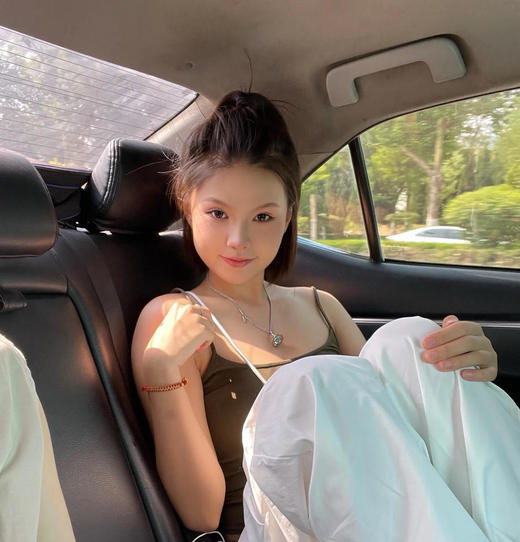 西太后薄荷绿项链U绝美立体土星项链，银色配薄荷绿珠（XTY） 商品图3