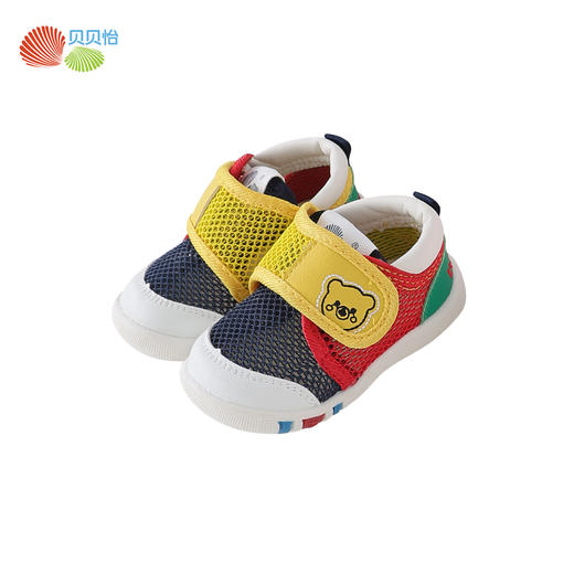 贝贝怡【大网眼透气】2025夏季新款男女宝宝学步鞋运动休闲包头凉鞋ZB2EX007 商品图7