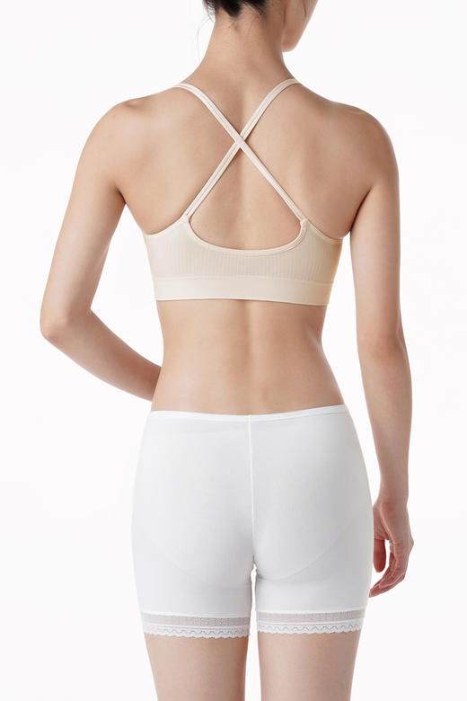 都市丽人时尚内搭无尺码无缝短露卡无缝面料背心无排扣无钢圈LV21D3 商品图2