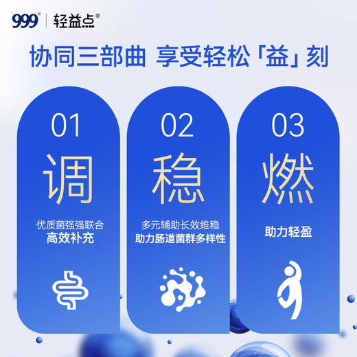 【618会员提前购】999轻益点益生菌粉6000亿益生菌益生元益生菌粉儿童成人均衡肠态 商品图2