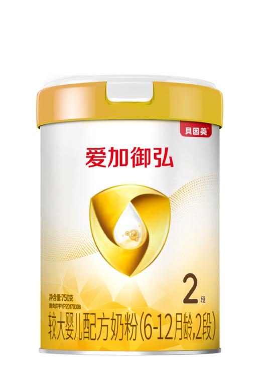 贝因美爱加御弘较大婴儿配方奶粉（6-12月龄，2段）750克 商品图0