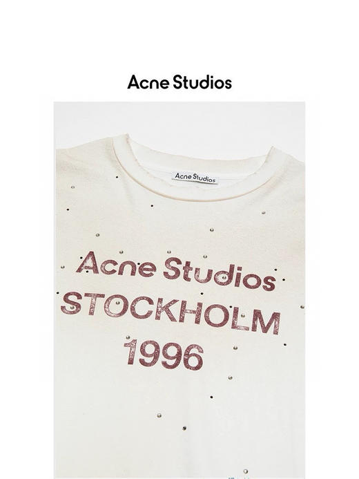 Acne Studios 1996系列 升级带钻款长袖Tee 商品图1