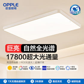 OPPLE欧普照明冰月客厅1.35米大尺寸自建房超大吸顶灯套餐