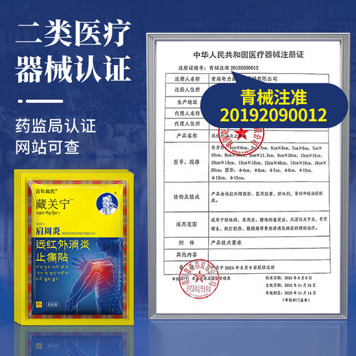 百年扁氏藏关宁肩周贴 商品图3