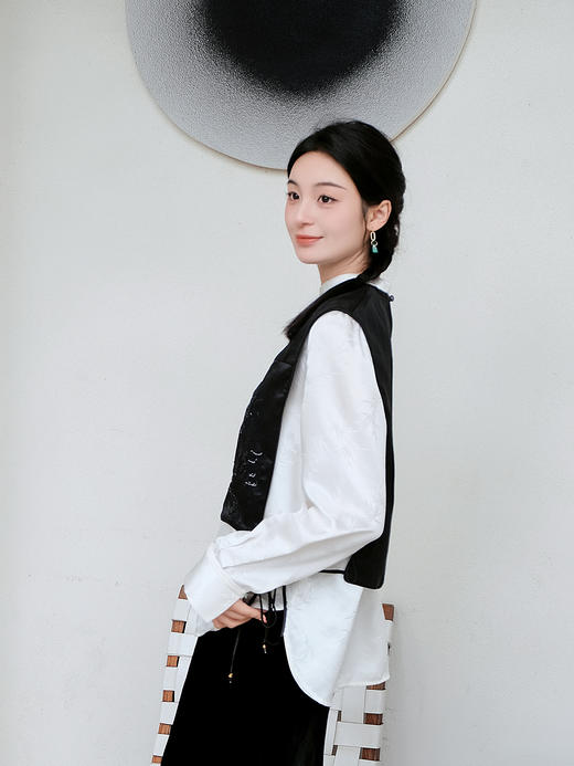 盛唐牡丹| 竹苞松茂手工串珠背心 商品图6