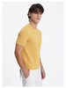 callisto启程系列冰沙黄多巴胺长绒棉混纺弹力T恤 商品缩略图3
