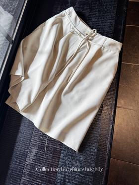 生活闪闪发光 | 质感很赞的好版型百搭简约短裤 奶油白