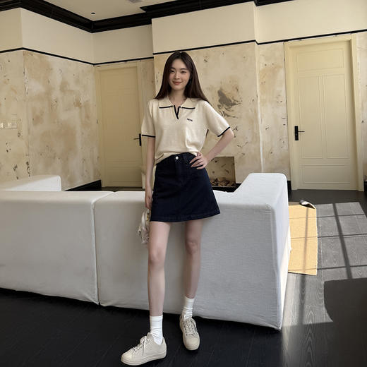 版型绝了闪闪牛仔短裙女A字2025新款夏季内衬包臀半身裙！ 商品图2