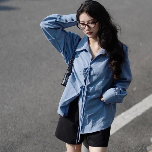 伊泺杉天丝蝴蝶结衬衫 | 莱赛尔天丝面料，垂感很棒；蝴蝶结绑带更具设计感，独特吸睛【3-5天发货】 商品图2