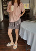蕾丝碎花～春夏新款甜美印花短袖短裤家居服套装 自带清凉感睡衣 商品缩略图0