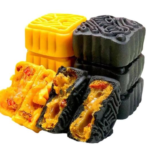 【四盒更超值❗红枣枸杞流心糕】甄选品质原料制作，一口满足满满馅料看得见，45天短保现做现发，五黑粗粮网红休闲零食，早餐代餐下午茶点L 商品图5