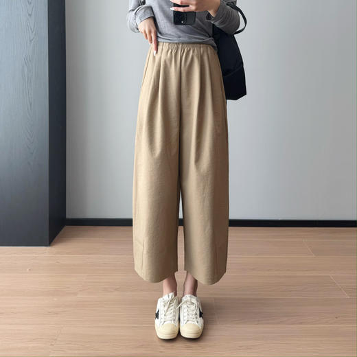 2025抗皱气球裤巨好穿松紧腰高腰显瘦宽松九分休闲裤女春夏款！ 商品图3