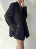 Semplicita｜Z04 西装单侧开衩 [ 黑 ] 商品缩略图1