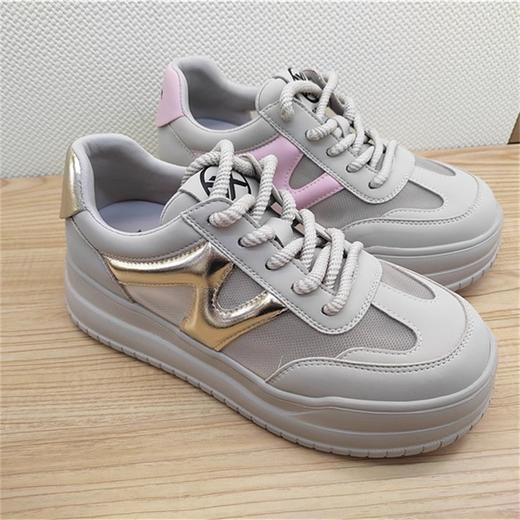 豪行夏季新款24230999运动休闲韩版低跟女鞋凉鞋网鞋 商品图2