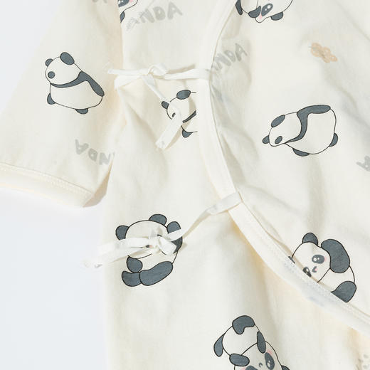 贝贝怡2025夏季新款纯棉轻薄哈衣新生儿连体衣网眼透气百天抱衣满月爬服ZB1EL005 商品图8