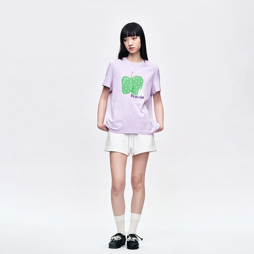 Herlian2025年春夏新品绣花短款抽绳运动裤 商品图3