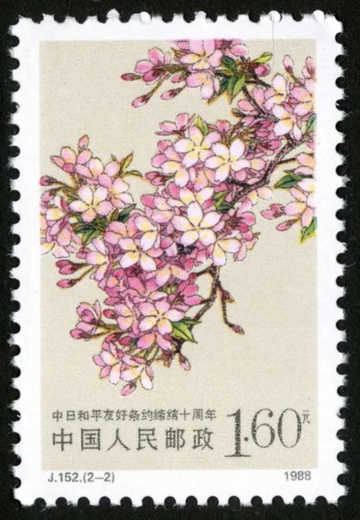 J152《中日和平友好条约缔结十周年》1988年 商品图2