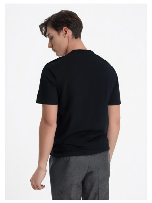 callisto黑色棉混纺T恤 SSTSS218T 商品图4