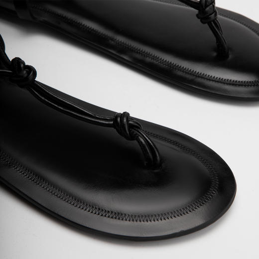 ROMI STUDIO“清凉夏日”漏趾平底沙滩度假绑带夹脚凉鞋S3686 商品图2