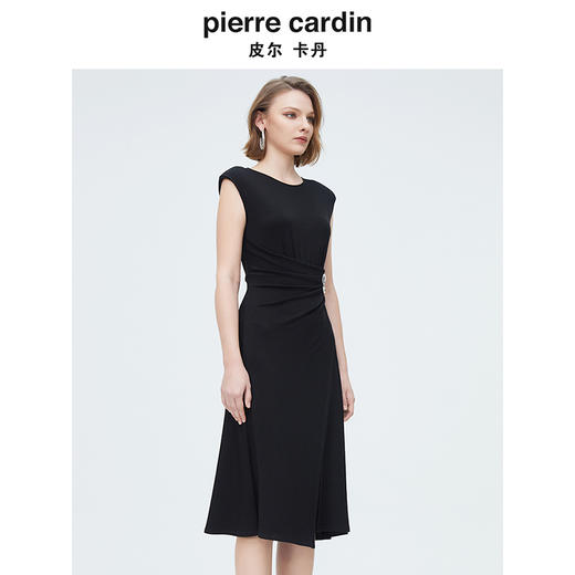 皮尔卡丹女装都市时尚赫本风修身连衣裙P4149D4036B0 商品图1