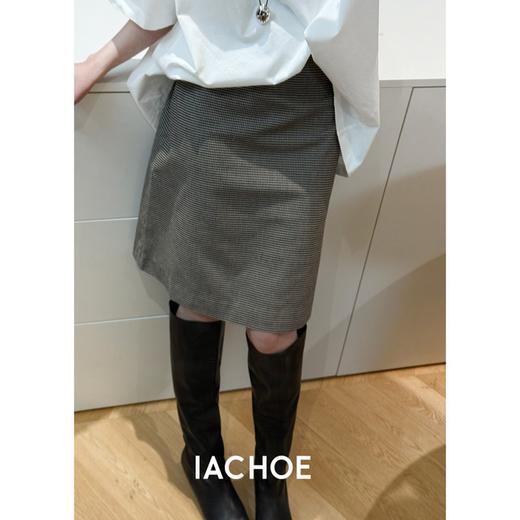 棉仓3621517003-IACHOE格纹miu裙 商品图2