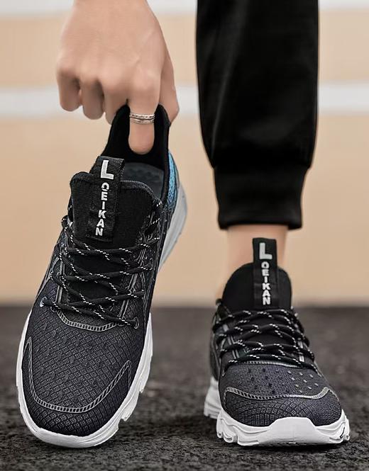 【YW】无忧购男鞋休闲运动飞织透气软底跑步运动鞋AC3889（截单后7天发货) 商品图1