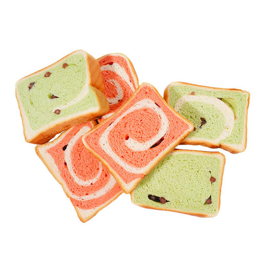 【元气早餐❗️抹茶红豆厚切吐司】甄选品质原料制作，0反式脂肪酸/0蔗糖/0脱氢乙酸钠，美味健康无负担，所鲜工艺松软香甜，早餐代餐下午茶点心小吃L 商品图4