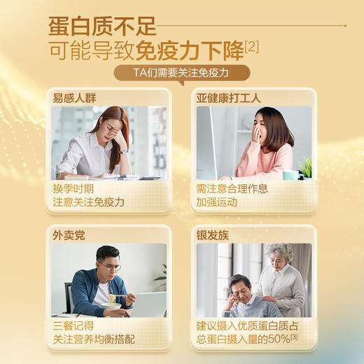 汤臣倍健金装蛋白粉礼盒（300g*2）中老年人增强免疫力 送爸妈 商品图4