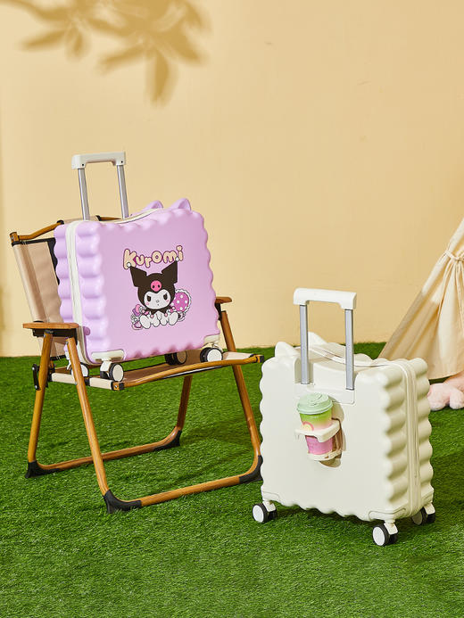 【行李箱儿童可骑坐】学生登机旅行箱 18新款小型卡通印LOGO拉杆密码箱  国庆假期出游 商品图4