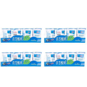 【快递到家-低温】茯苓凝固型酸奶原味150g*4杯*4排