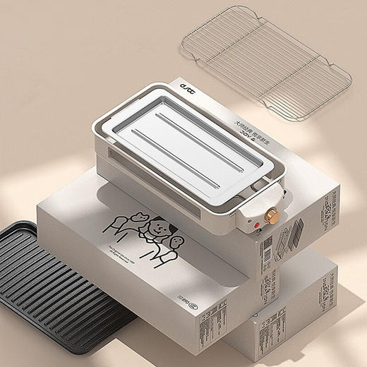 都市太太便携式随心组电烤炉_煎烤一体机【K】 商品图3