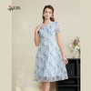 司歌刺绣碎花短袖连衣裙A911063X 商品缩略图1