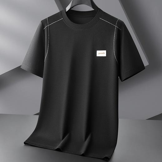 【棉质】【DPF】大依优型大码短袖T恤夏季薄款圆领体恤衫加肥加大胖子时尚休闲潮流男士上衣 商品图1
