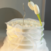 『琉璃蜜语』纯白郁金香女神生日蛋糕 商品缩略图0