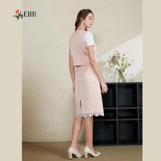 司歌缎面马甲半裙两件套TO911009X 商品图3