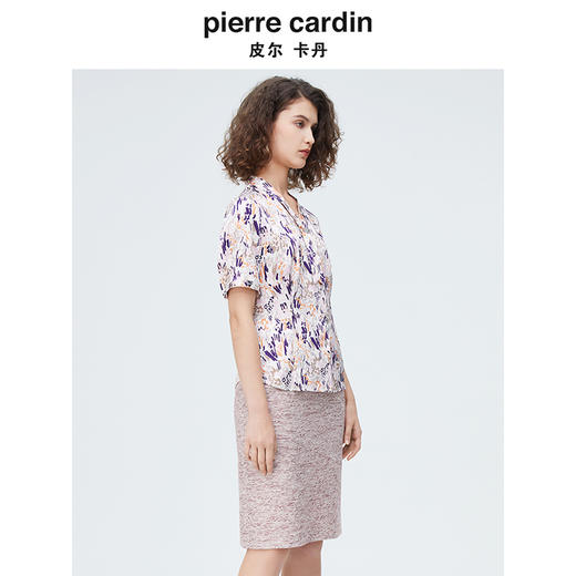 皮尔卡丹女装夏季田园清新碎花衬衫P4228A3023Z3 商品图1