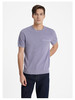 callisto启程系列紫色多巴胺长绒棉混纺弹力T恤 商品缩略图2