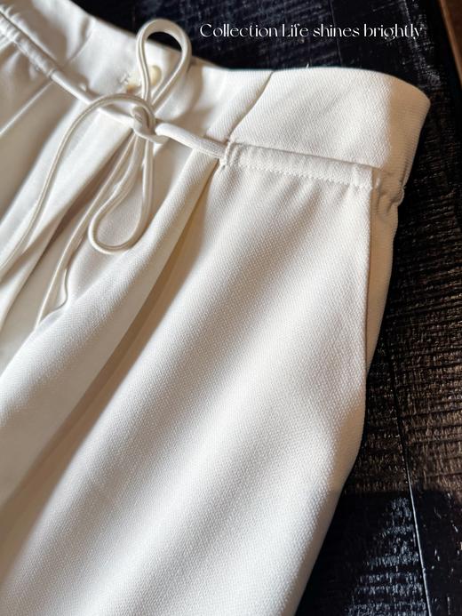 生活闪闪发光 | 质感很赞的好版型百搭简约短裤 奶油白 商品图4