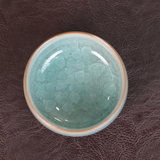 【龙泉青瓷】叶小春冰裂富贵杯 商品图1