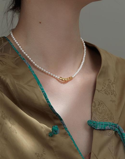 进口施华洛珍珠转运小米珠项链 商品图6