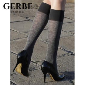 Gerbe格伯 100%法国原装进口女士中筒袜 YMVDE 100d