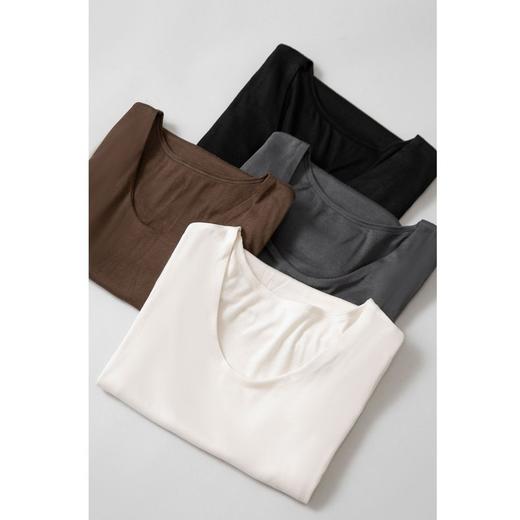 猫太推荐—裸感显瘦 双层防透 含桑蚕丝短袖（2件包邮） 商品图0