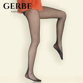 Gerbe格伯 100%法国原装进口女连裤袜 性感网眼袜时尚女网袜GCLAG