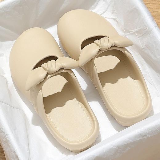 【甜美百搭❗️超美蝴蝶结拖鞋】脚感舒适，柔软轻盈，仙女风显气质！夏季时尚女简约玛丽珍包头一字凉鞋 商品图8