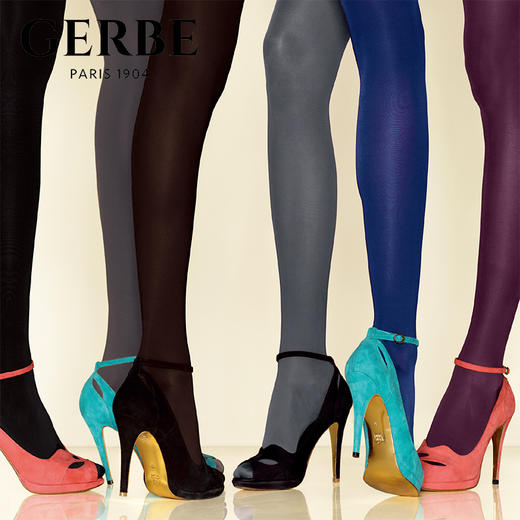 Gerbe格伯 法国进口女连裤袜塑型彩色裤袜 GCF40 50d 商品图0