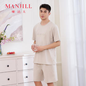 【商场同款】熳洁儿 男士家居服短袖短裤套装休闲可外穿夏季25203951