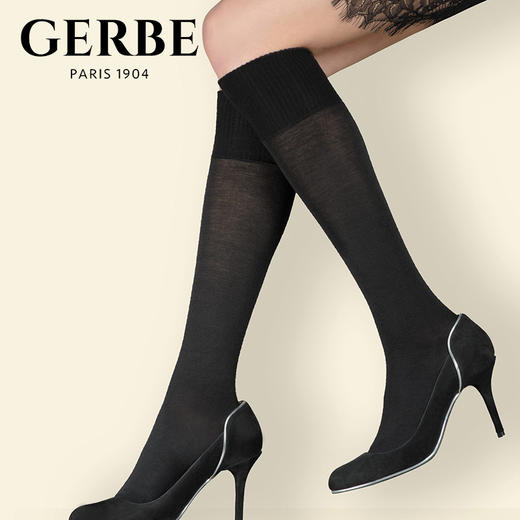 Gerbe格伯 法国进口女丝袜中筒袜小腿袜 GMBAM 88d 商品图0