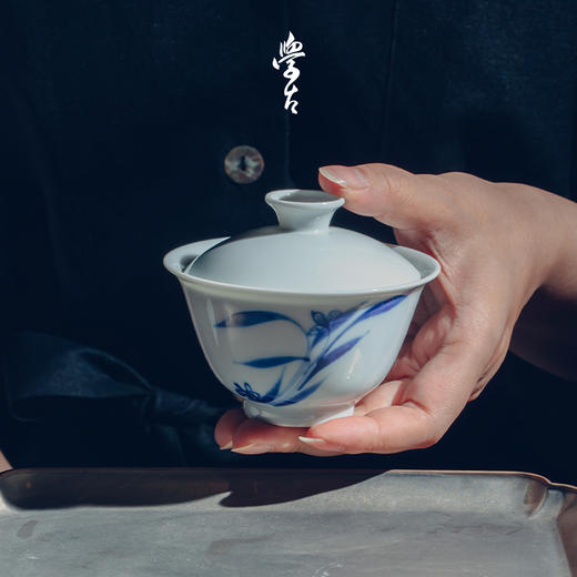 娜家兰花沁香盖碗 商品图4