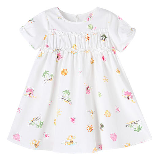 【实体店同款】女童短袖连衣裙夏季新款安奈儿童装XG523656 商品图5